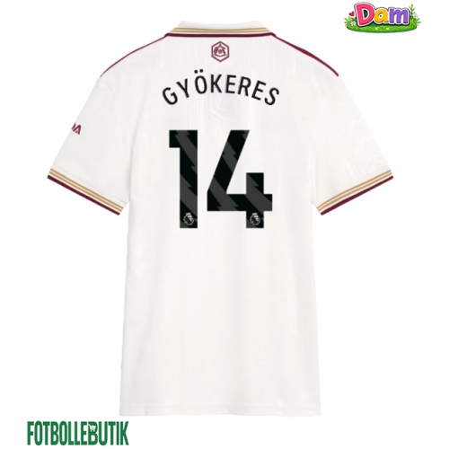 Arsenal Viktor Gyokeres #14 Tredje Tröja Kvinnor 2025-26 Kortärmad